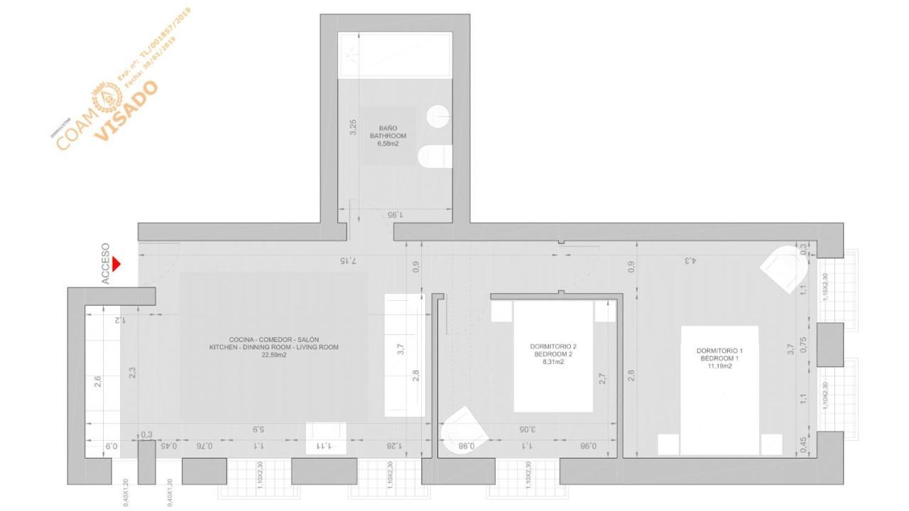 2 bedrooms 1 bathroom furnished - Delicias Atocha - bright - MintyStay Madrid Exterior foto
